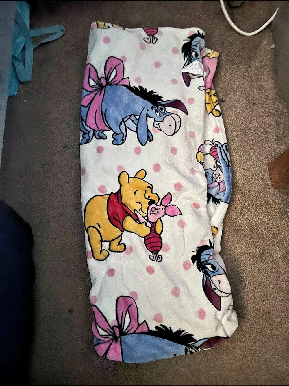 Disney Winnie the Pooh blanket.